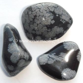Snowflake Obsidian Tumble stones